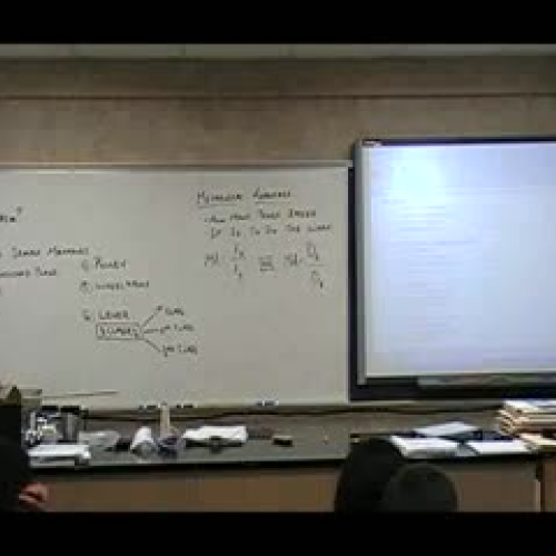 Intro to Simple Machines and Lever Pre-Lab