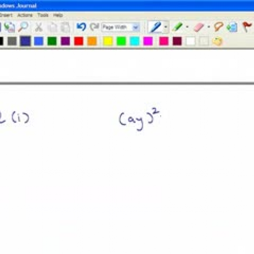 Video on Differentiation Q2