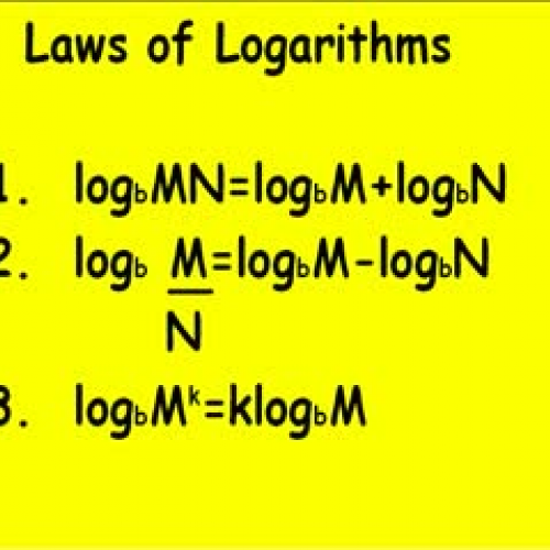 10-5 Properties of Logarithms