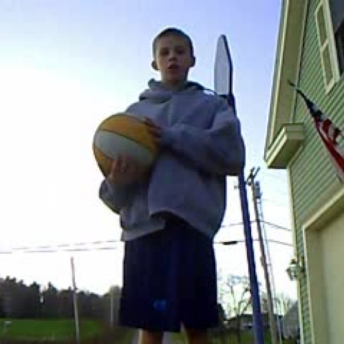 Shooting Basketball