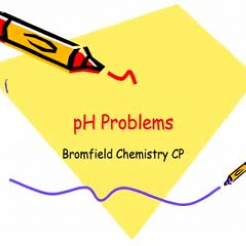 pH and pOH Calculations