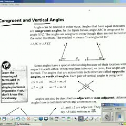 CONGRUENT,VERTICAL, ADJACENT &amp; NON-ADJACE