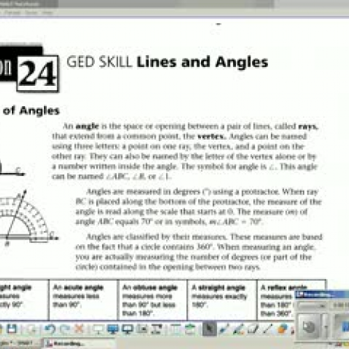 Lines and angle relationships