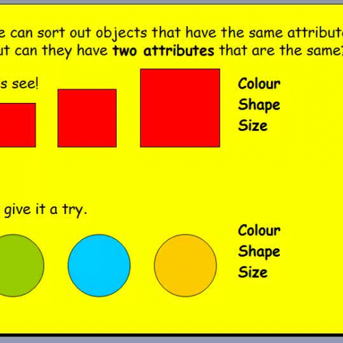 Grade 2.1.1 Math - Sorting and Patterning par