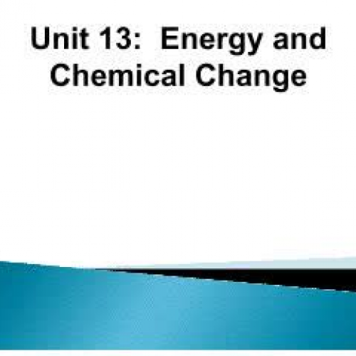 EHS Chem Unit 13 part 1 Calorimetry