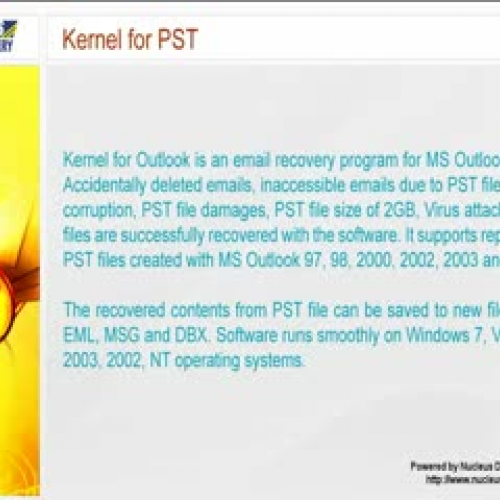 Outlook PST Repair