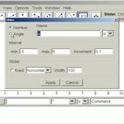 GeoGebra Tip - Make Angle that Changes with S