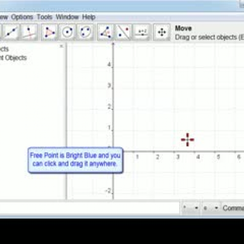 GeoGebra Tip - Free Points on the Axes