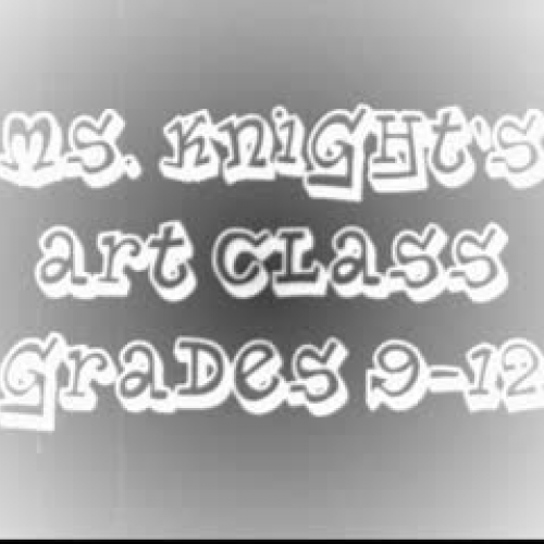 Ms. Knights Art Class