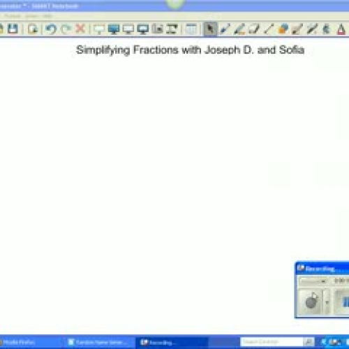Simplifying Fractions Joe D Sofia