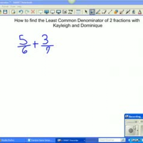 Least Common Denominator Kayleigh Dominique