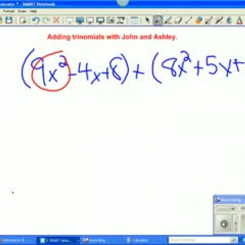 Adding Polynomials John Ashley Ht