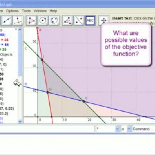 Linear Programming with GeoGebra - DIY2