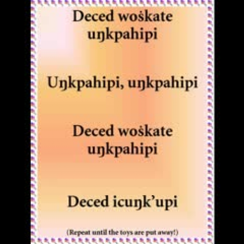 This is the way we pick up our toys