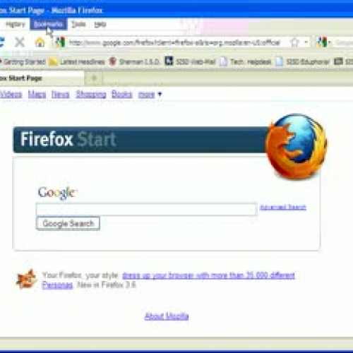 Firefox Bookmarks Backup