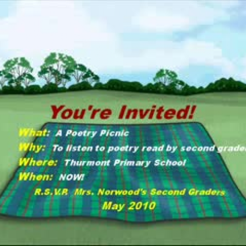 Mrs. Norwood's Poetry Picnic
