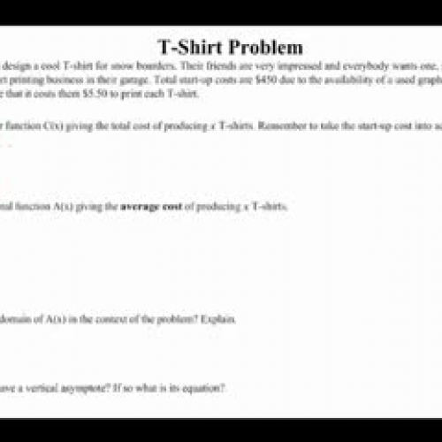 Tshirt Problem Solution