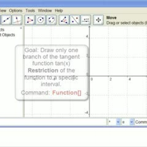 GeoGebra Function Command - Restricting Funct