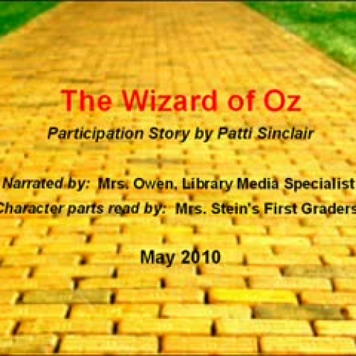 Mrs. Stein's Wizard of Oz