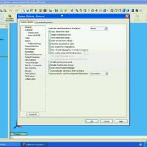 SolidWorks Exercise 2-1 Part 1