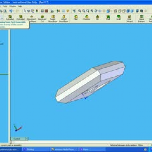 SolidWorks Exercise 2-1 Part 4