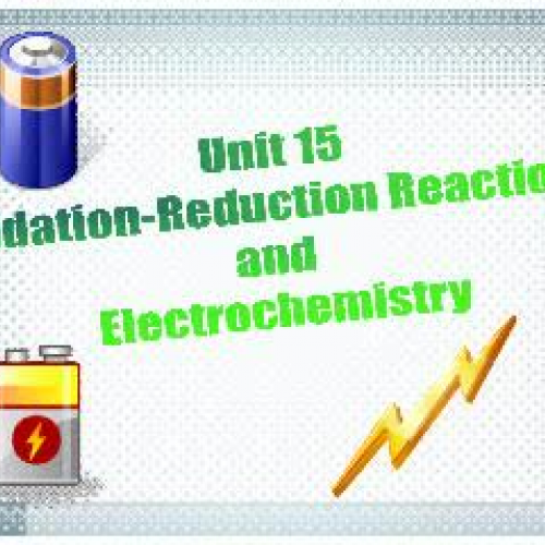 Unit 15 part 3 Electrochemistry