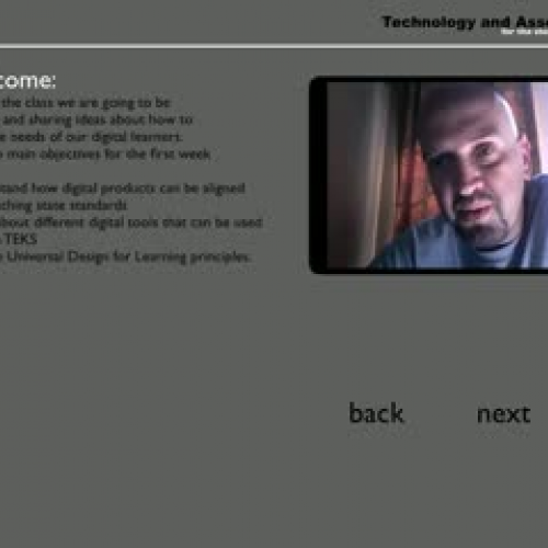 Technology and Assessment class