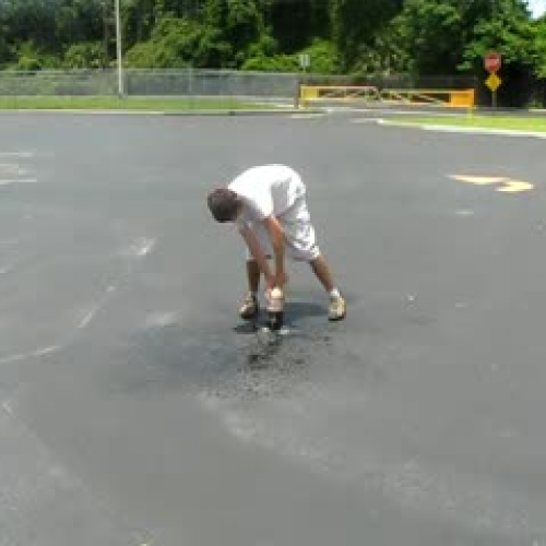 Diet Coke/ Mentos Rocket Gone Bad