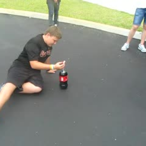 Diet Coke Mentos Rocket Explosion Alex Velez