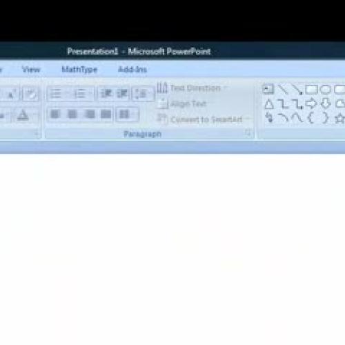 Math Figures Using PowerPoint