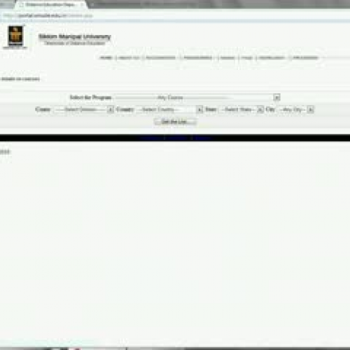 Learning Centres of Sikkim Manipal University