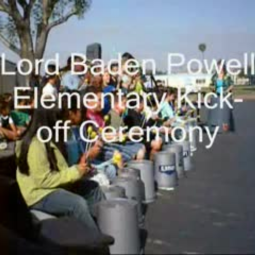 Lord Baden Powell Solar Flag Kick-off