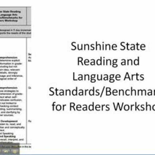 Stage One: Reading and ELA Standards RW