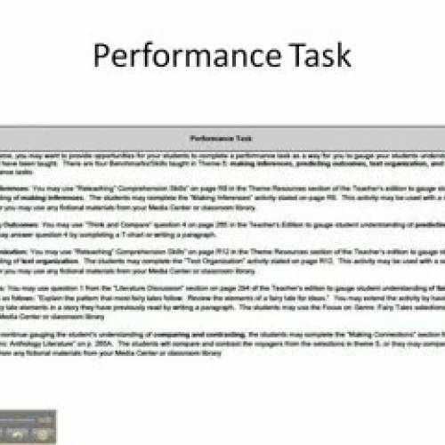 Stage Two: Performance Task