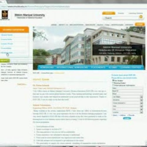 Alumni Section of Sikkim Manipal University  