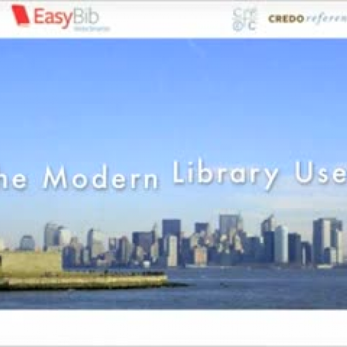 EasyBib &amp; Credo Reference-The Modern Libr