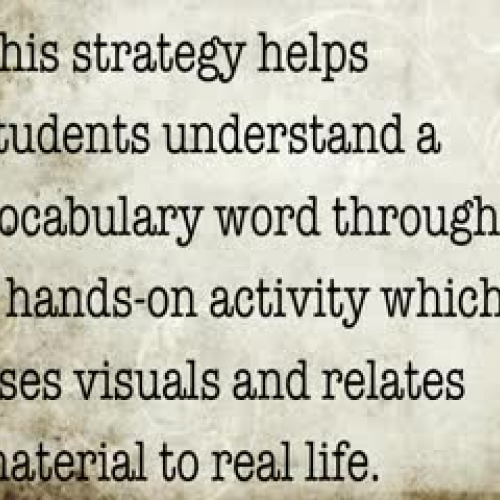 Vocabulary Word Square