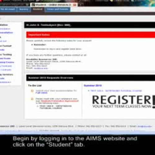 Editing Requests in AIMS