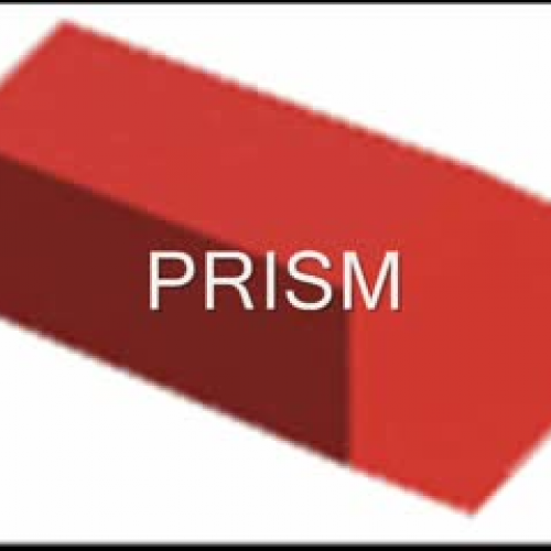 Prism, Cylinder, Sphere