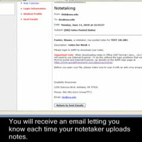 Downloading Electronic Notes
