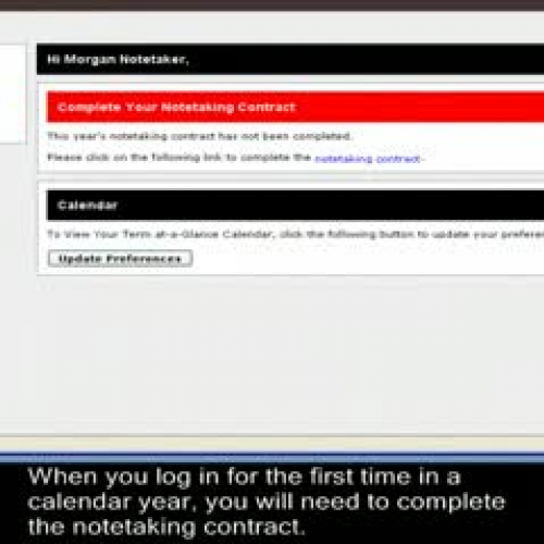 Registering Classes as a Notetaker