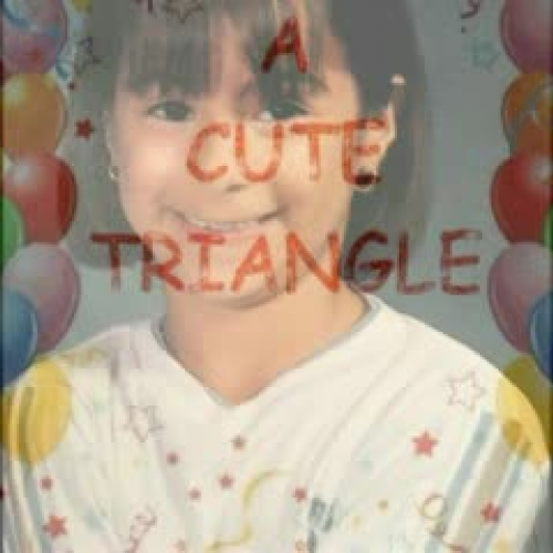 A Cute Triangle- Vocabulary Digital Story