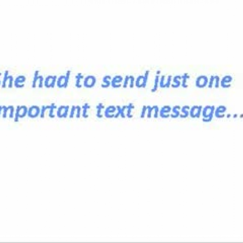 texting while driving