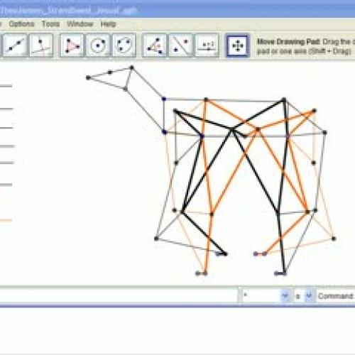 Theo Jansen's Strandbeest in GeoGebra by Jesu