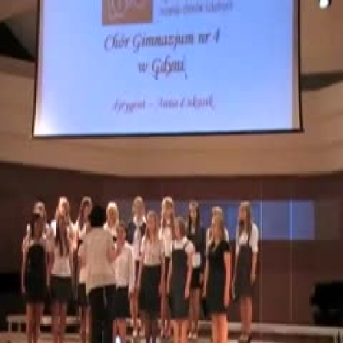 Choir of Gimnazjum no. 4 in Gdynia, Poland