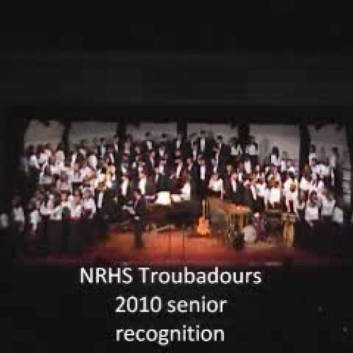 Troubadours say farewell to seniors