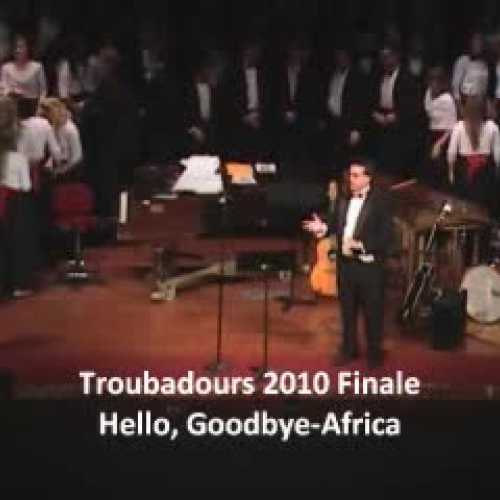 Troubadours perform final concert of year