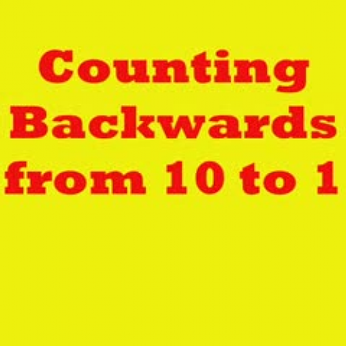 Counting Backwards from 10 to 1