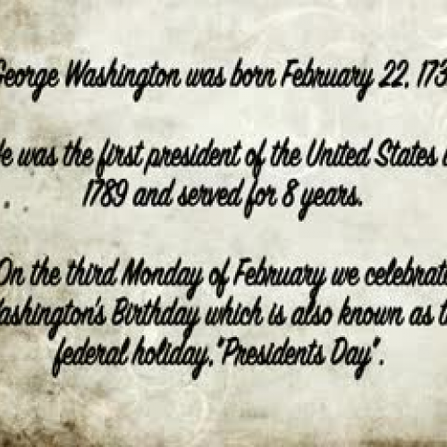 The Presidency of George Washington