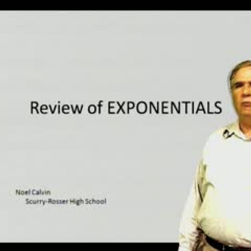 Review of Exponentials